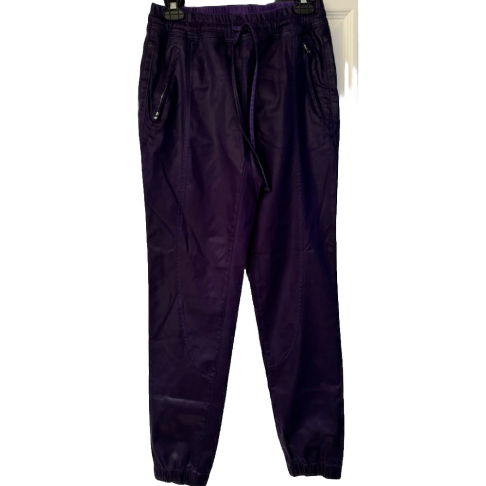 Cotton Citizen London Jogger Pants in Coated Purple Women’s Size Small - Picture 6 of 15
